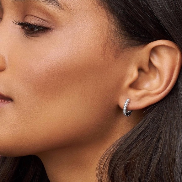 Pandora Small Hoop Earrings - Picture 2 of 7